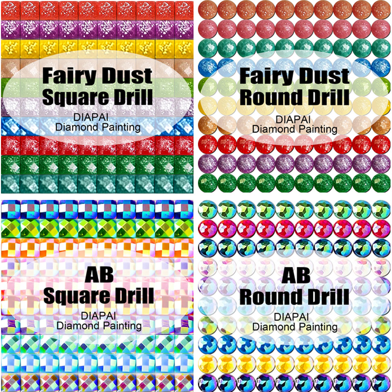 DiaPai Fairy Dust AB Diamond P - Embroidery Lady Bug のレビューと価格