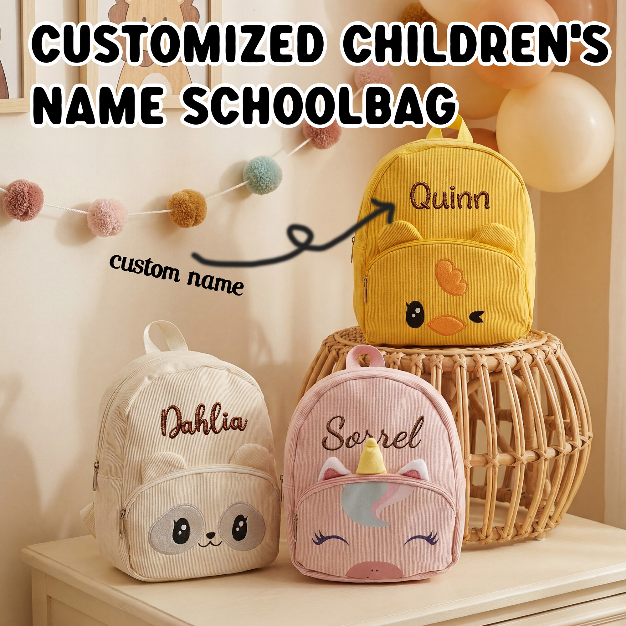 Custom Embroidered Name Kids B - Embroidery Name のレビューと価格