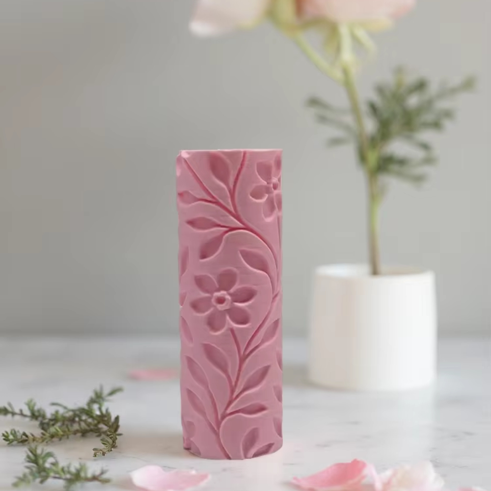 Happy Petals Pattern Clay Reli - Embroidery Texture のレビューと価格