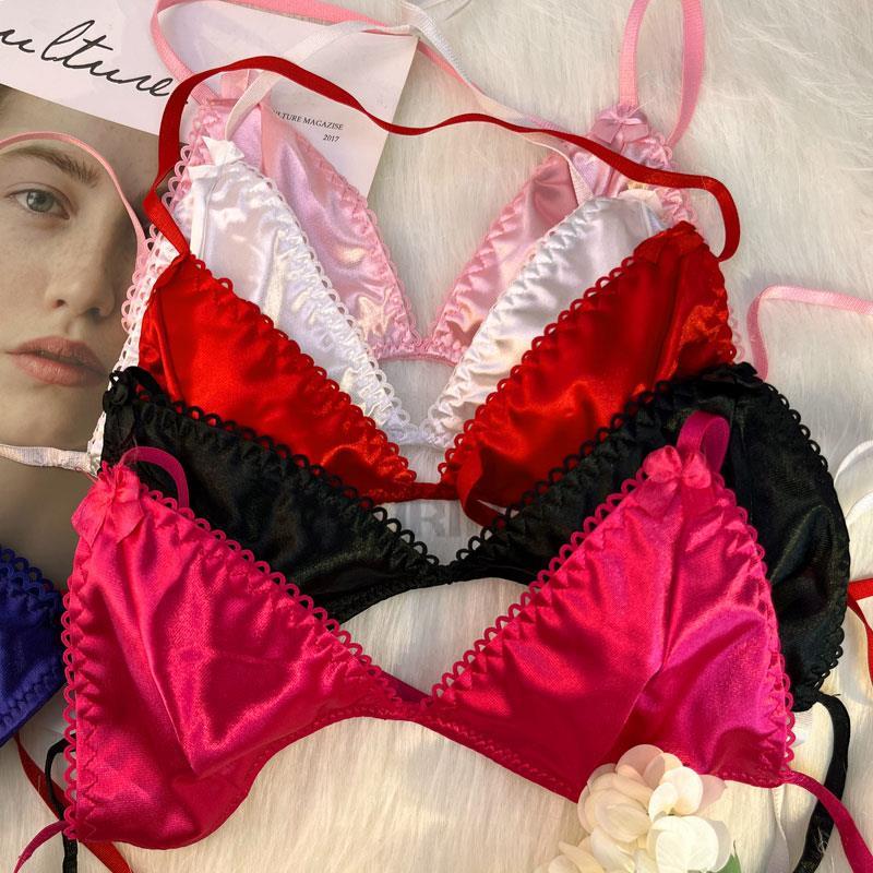 Custom Thongs Bra Sets Bikini  - Embroidery Name のレビューと価格