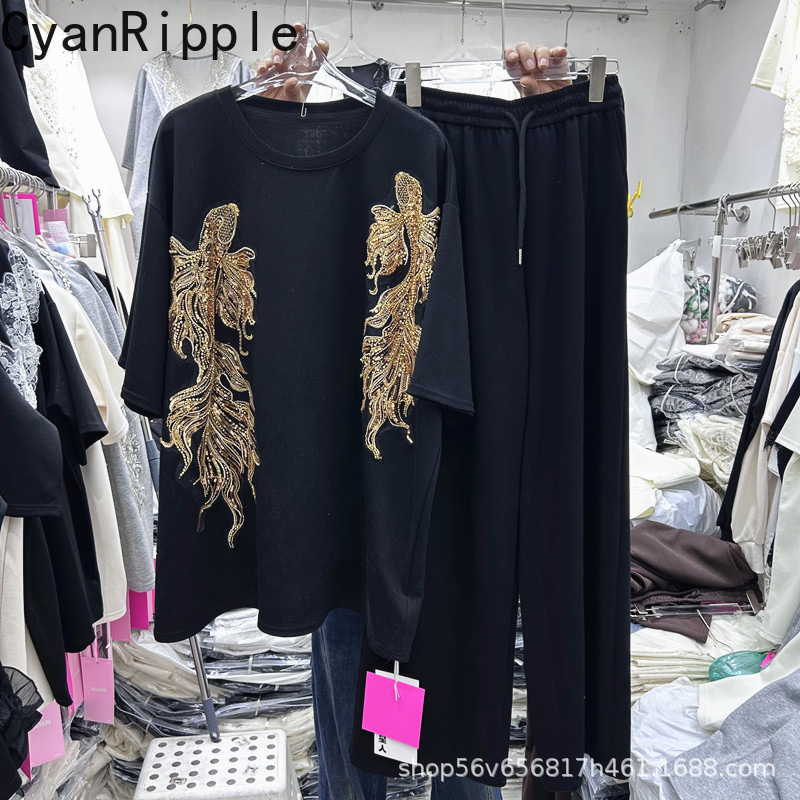 New Spring Summer Women Two-pi - Embroidery Cotton Shirt のレビューと価格