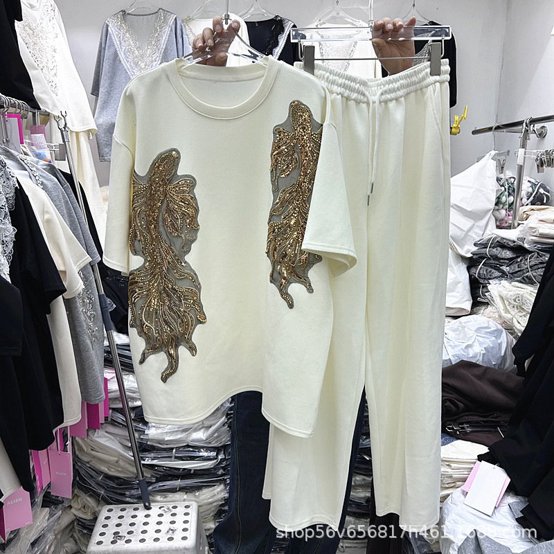New Spring Summer Women Two-pi - Embroidery Cotton Shirt のレビューと価格