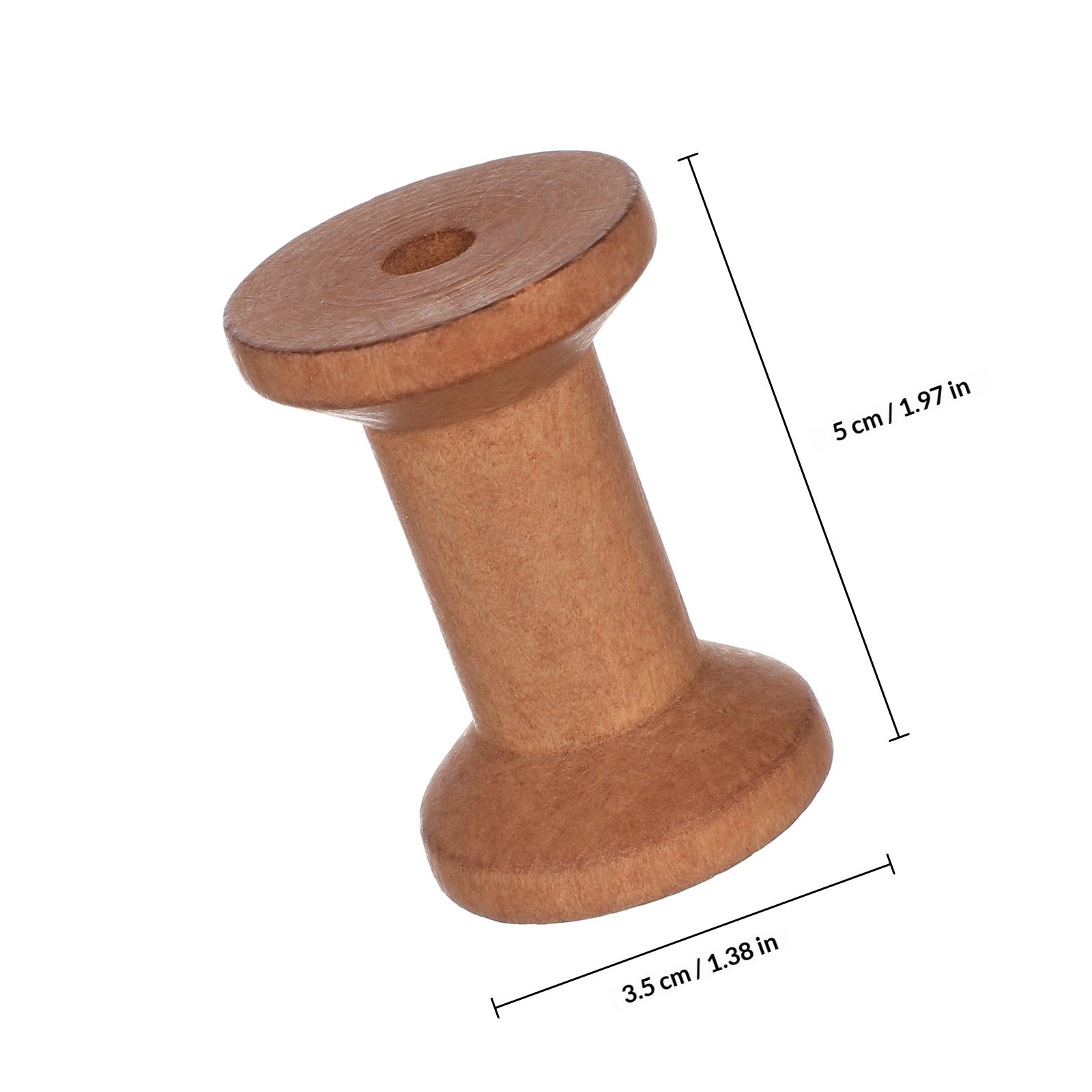 20Pcs Empty Wood Spools Thread - Embroidery Yarns のレビューと価格