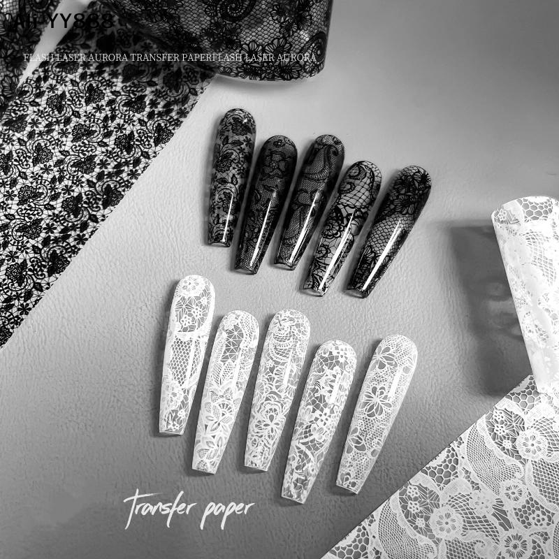 【YY8】10 Rolls Sexy Lace Flower - Transfer Paper Carbon のレビューと価格