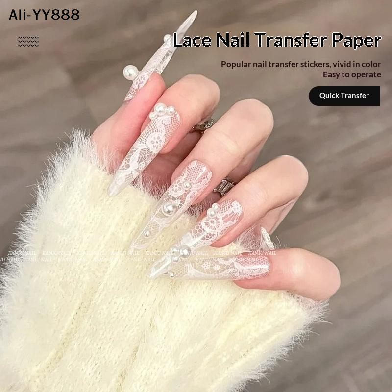 【YY8】10 Rolls Sexy Lace Flower - Transfer Paper Carbon のレビューと価格