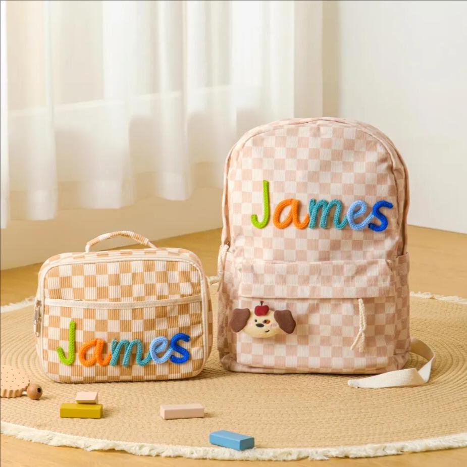 Custom Cute Backpack For Kids  - Embroidery Name Designs のレビューと価格