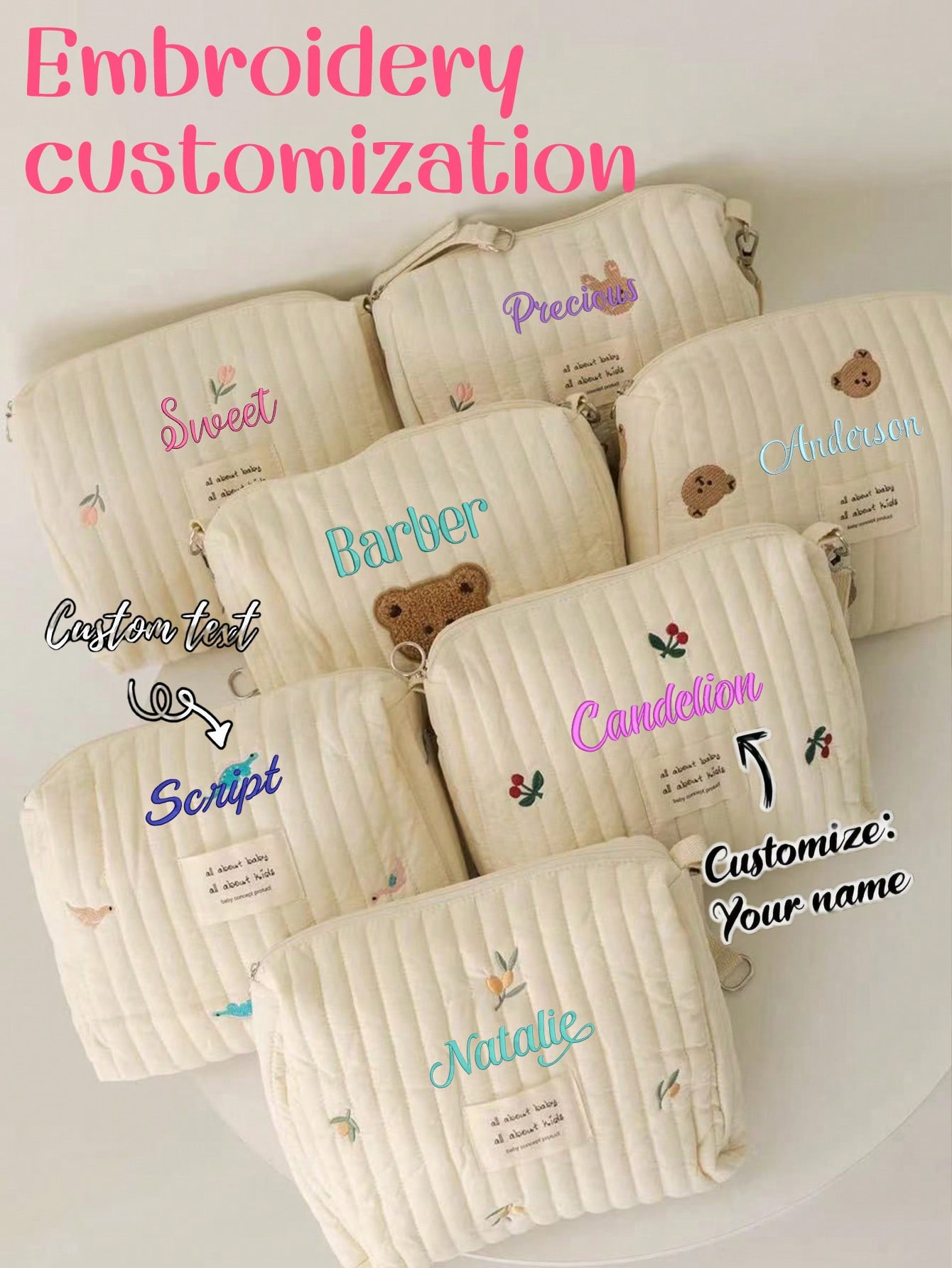 Custom Name Embroidery Baby Di - Embroidery Name のレビューと価格